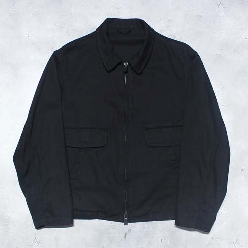 Yohji Yamamoto POUR HOMME】COTTON DRILL MULTI-POCKET BLOUSON(Black