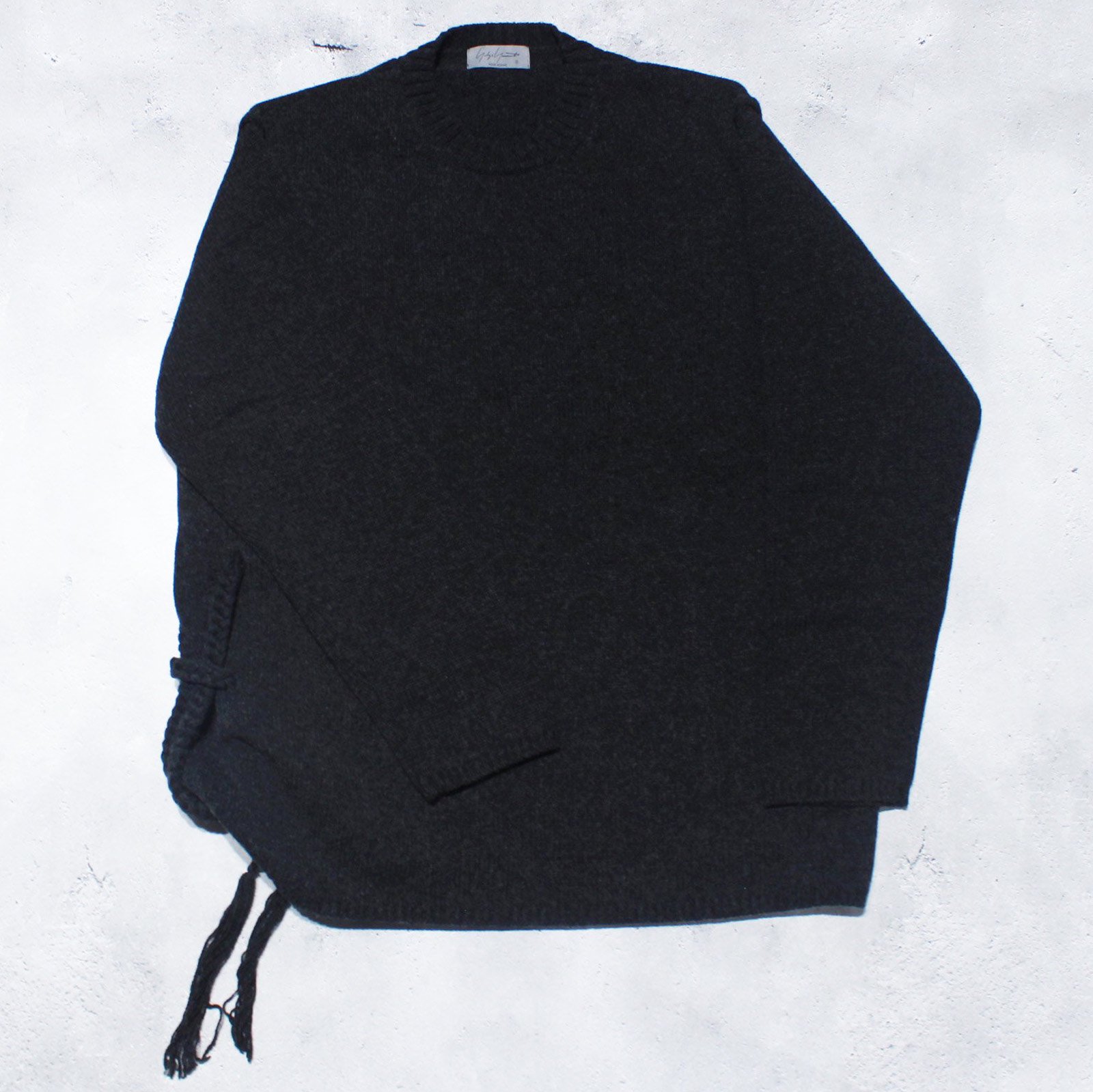 【Yohji Yamamoto POUR HOMME】SIDE STRING DETAIL ROUND