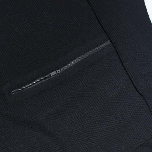 Yohji Yamamoto POUR HOMME】 ROUND NECK ZIPPER OPEN PLUSH