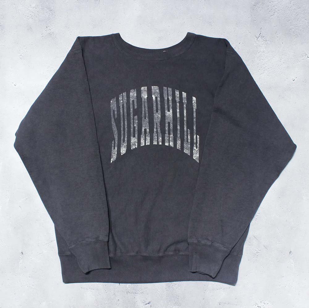 【SUGARHILL】COLLEGE PRINT SWEAT SHIRT(AGED BLACK