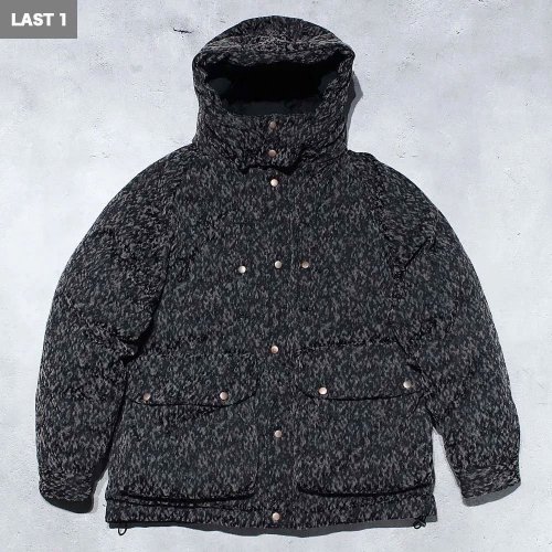 SUGARHILLURETHANE JACQUARD PUFFER JACKET(BLACK&WHITE)