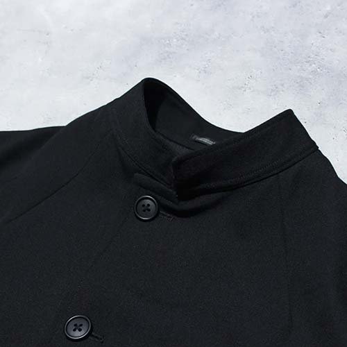 Yohji Yamamoto POUR HOMME】ARMY GABARDINE K-STAND COLLAR COAT