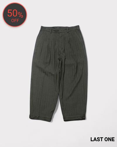 copano86Cropped 2Tucks Pants 41,800-