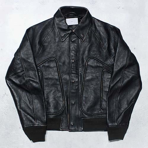 クリスマスファッション SUGARHILL】CORDED LEATHER LOOP THE OF RARE - | BLOUSON(BLACK) ジャケット・アウター