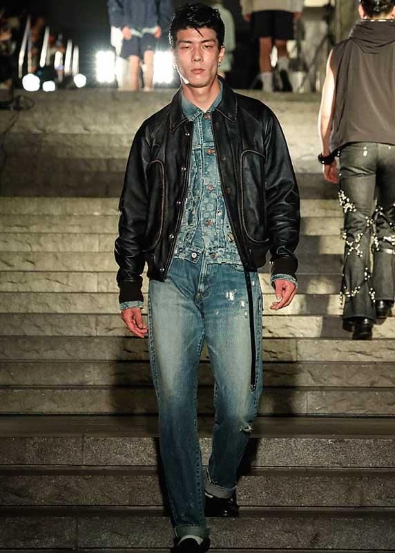 完全新品24ss SUGARHILL CORDEDLEATHERJACKET 2 SUGARHILL】CORDED LEATHER BLOUSON(BLACK) | - RARE OF THE LOOP