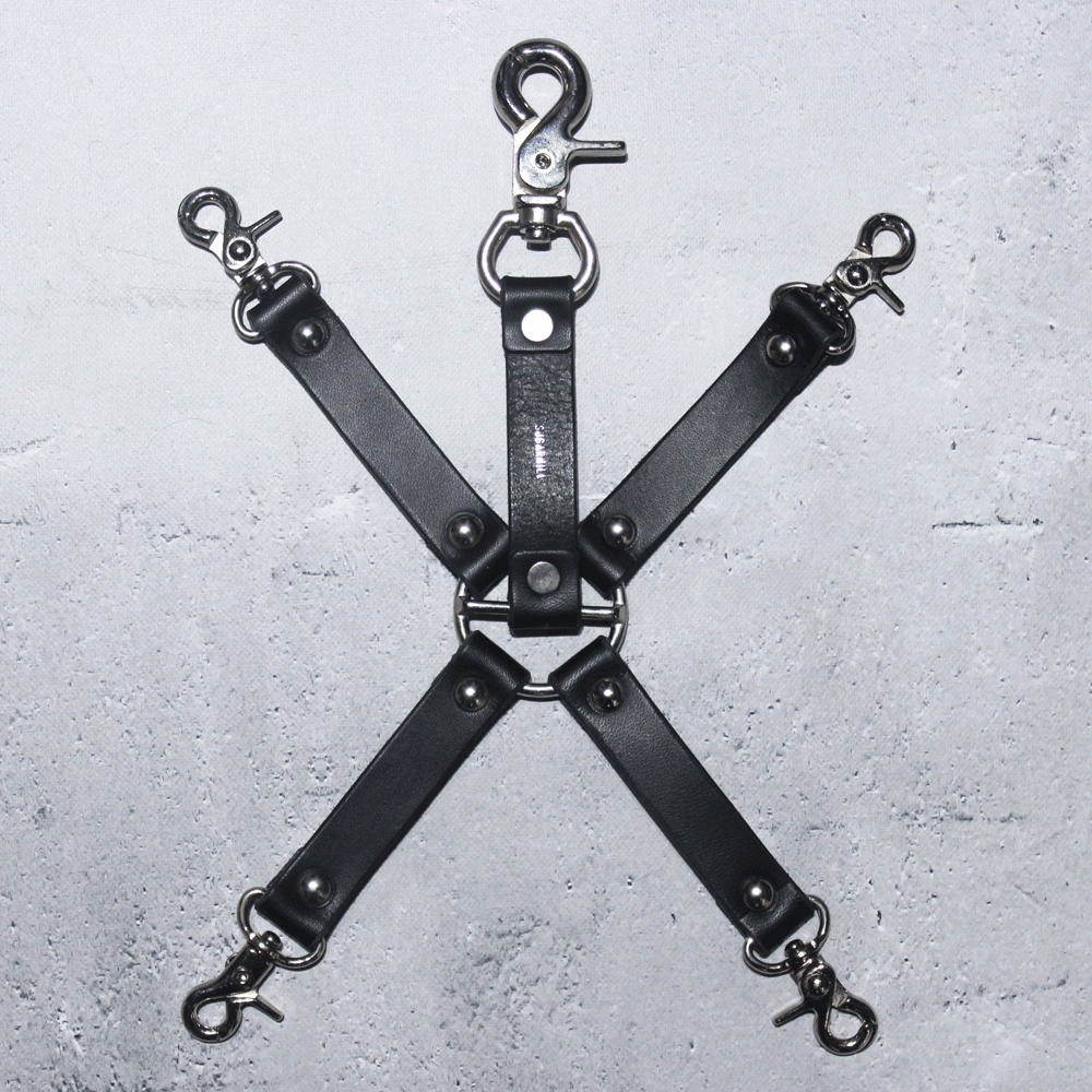 <img class='new_mark_img1' src='https://img.shop-pro.jp/img/new/icons8.gif' style='border:none;display:inline;margin:0px;padding:0px;width:auto;' />SUGARHILLHOGTIE LEATHER STRAP(BLACK)
