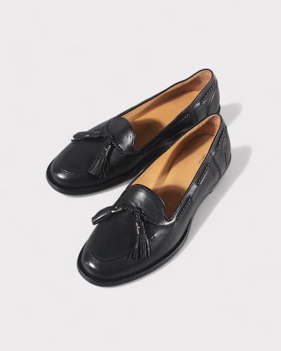 SUGARHILLSUEDE LOAFER COUPE(BLACK GRAIN)