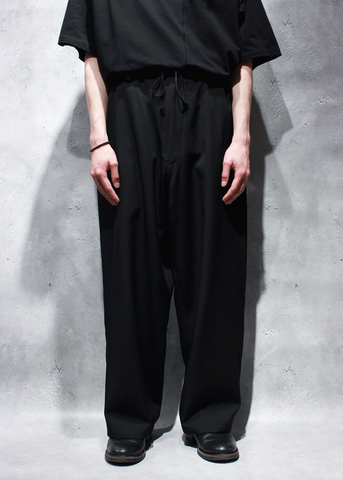 Yohji Yamamoto POUR HOMME】GABARDINE Z-STANDARD STRING PANTS 