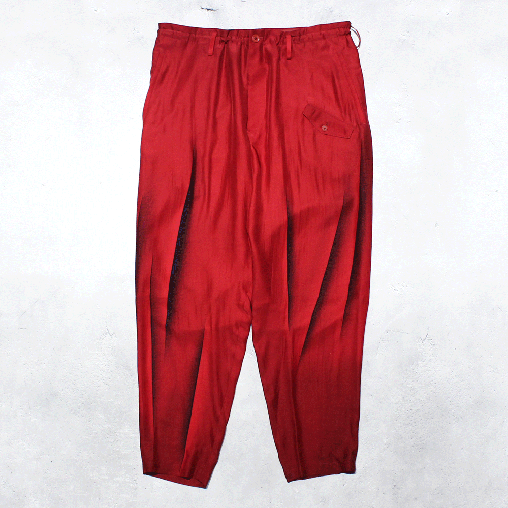 【Yohji Yamamoto POUR HOMME】M-赤傷プリントPANTS | - RARE OF THE LOOP