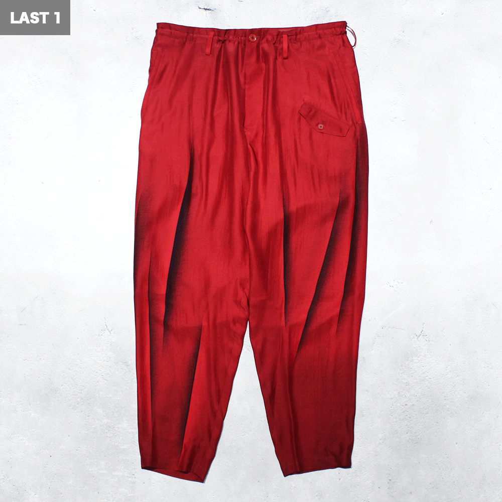 <img class='new_mark_img1' src='https://img.shop-pro.jp/img/new/icons8.gif' style='border:none;display:inline;margin:0px;padding:0px;width:auto;' />Yohji Yamamoto POUR HOMMERED SCRATCH PRINT PANTS
