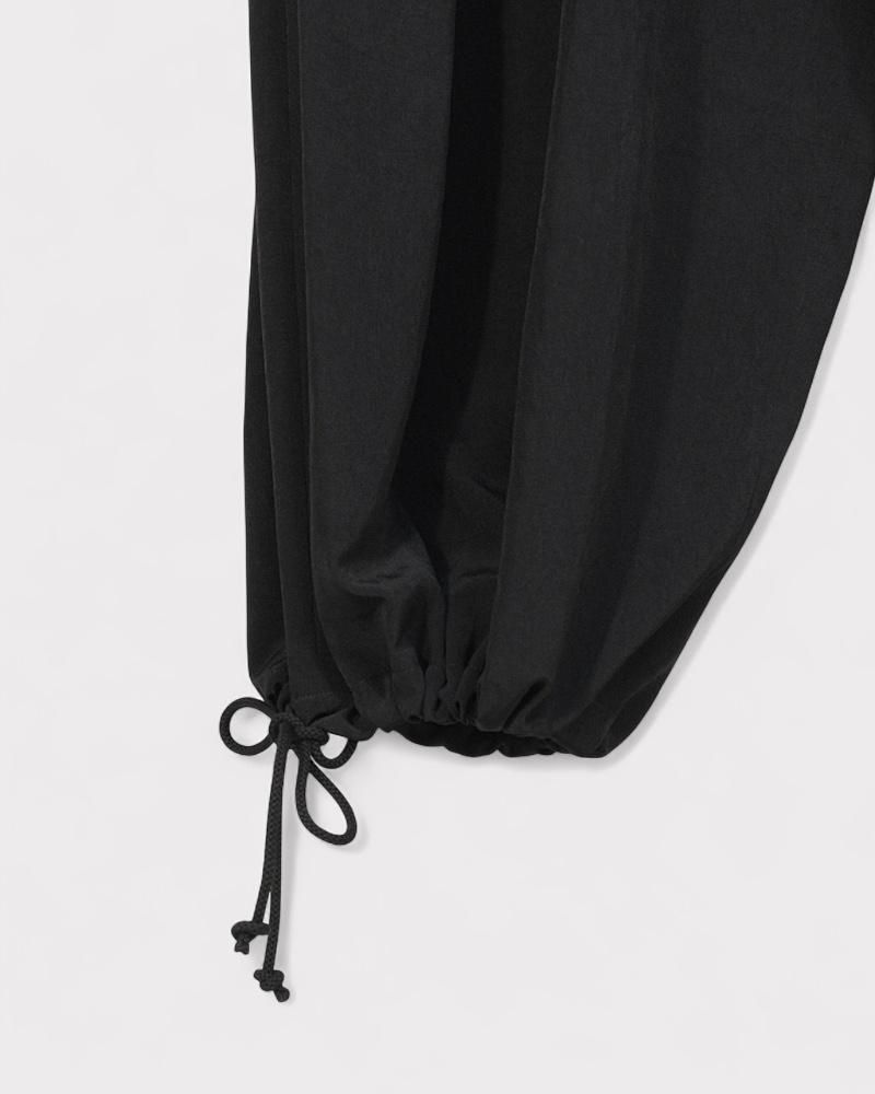 Yohji Yamamoto pourhommeトリアセテート裾タブパンツ Yohji Yamamoto pourhommeトリアセテート裾タブパンツ Yohji
