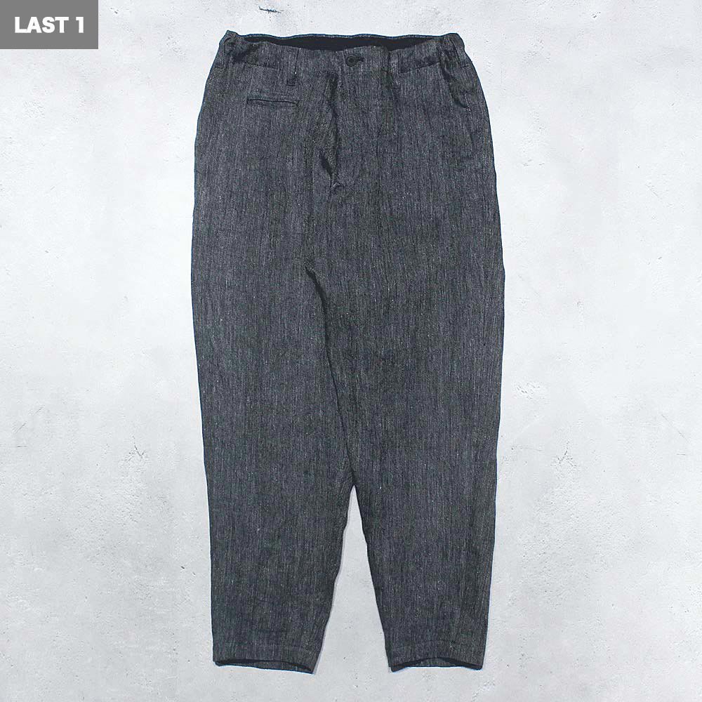 Yohji Yamamoto POUR HOMME】FLAX TOP GABARDINE COIN POCKET SLIM PANTS | 24SS  LOOK5 - RARE OF THE LOOP