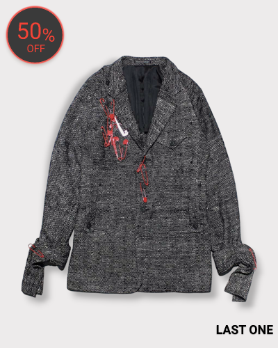 新品 ヨウジヤマモト プールオム 24AW シングル コート yohji Yohji Yamamoto POUR HOMME】LADY PRINT REVERSIBLE COAT|Yohji