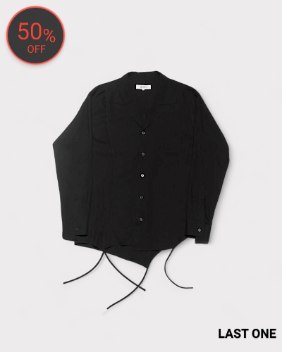 <img class='new_mark_img1' src='https://img.shop-pro.jp/img/new/icons20.gif' style='border:none;display:inline;margin:0px;padding:0px;width:auto;' />sulvamOPEN COLLAR PIPING SHIRTS(Black) 41,800-