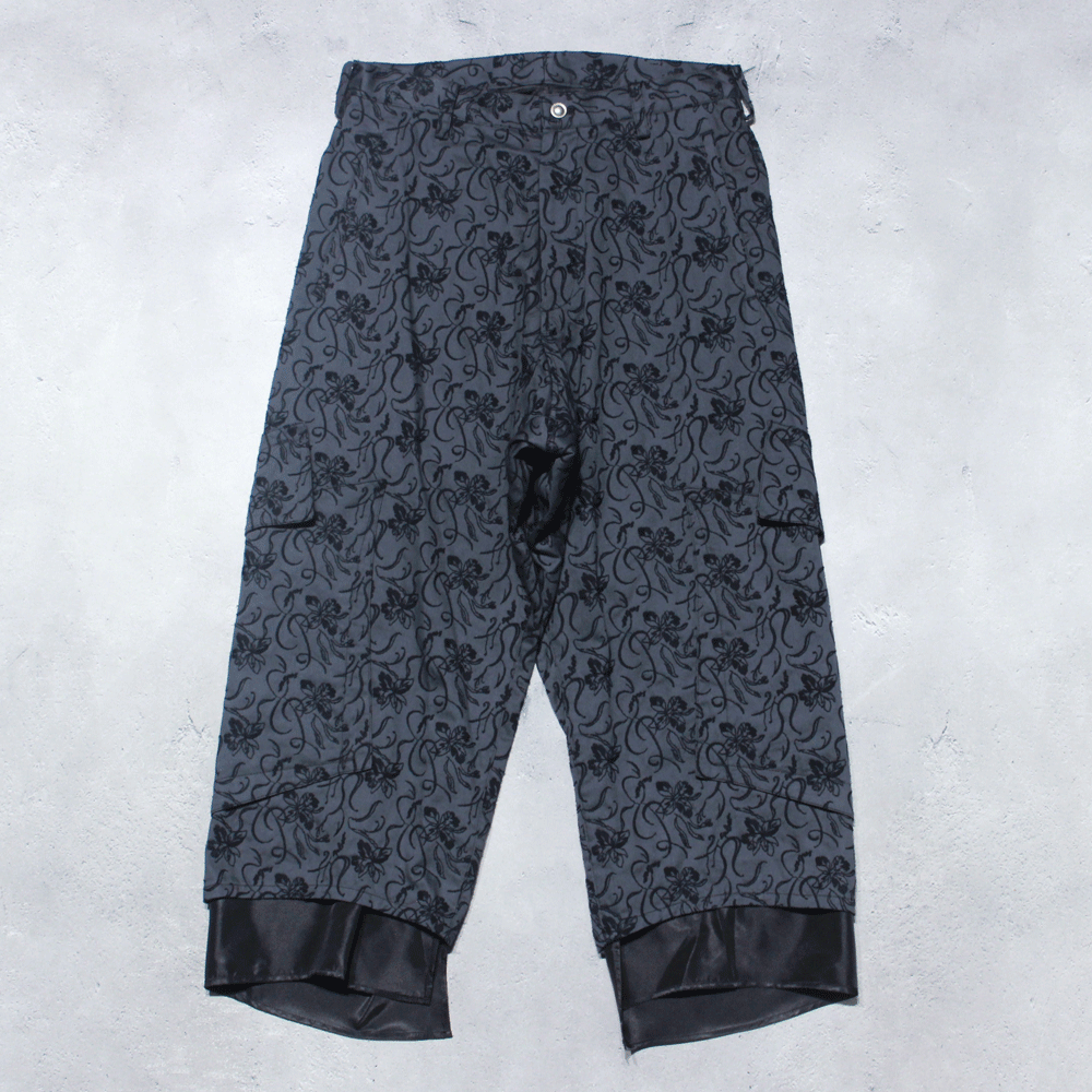 <img class='new_mark_img1' src='https://img.shop-pro.jp/img/new/icons8.gif' style='border:none;display:inline;margin:0px;padding:0px;width:auto;' />sulvamEIGHT QUARTER LENGTH OUT FLAP PANTS(Black)