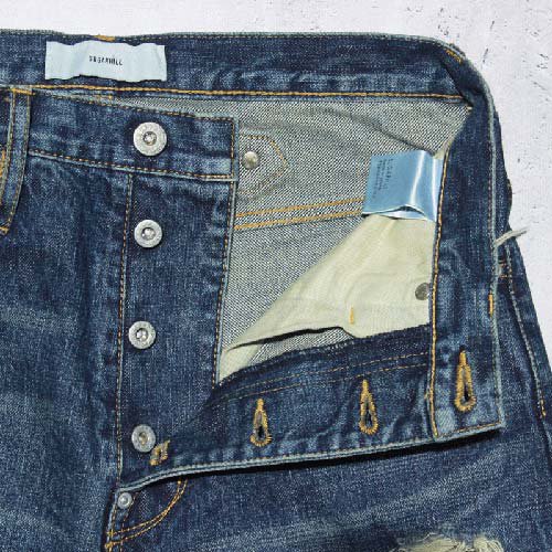 SUGARHILL】別注 CRASH CLASSIC DENIM PANTS(FADED INDIGO) | - RARE OF THE LOOP