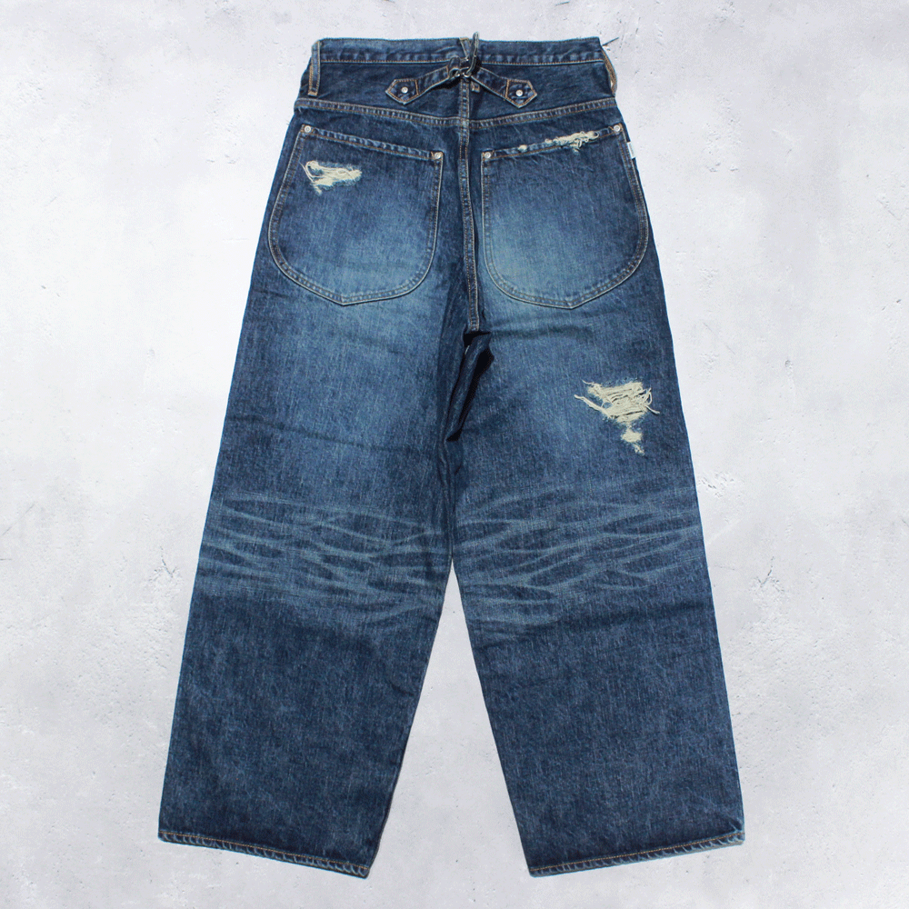 SUGARHILL】別注 CRASH CLASSIC DENIM PANTS(FADED INDIGO) | - RARE 