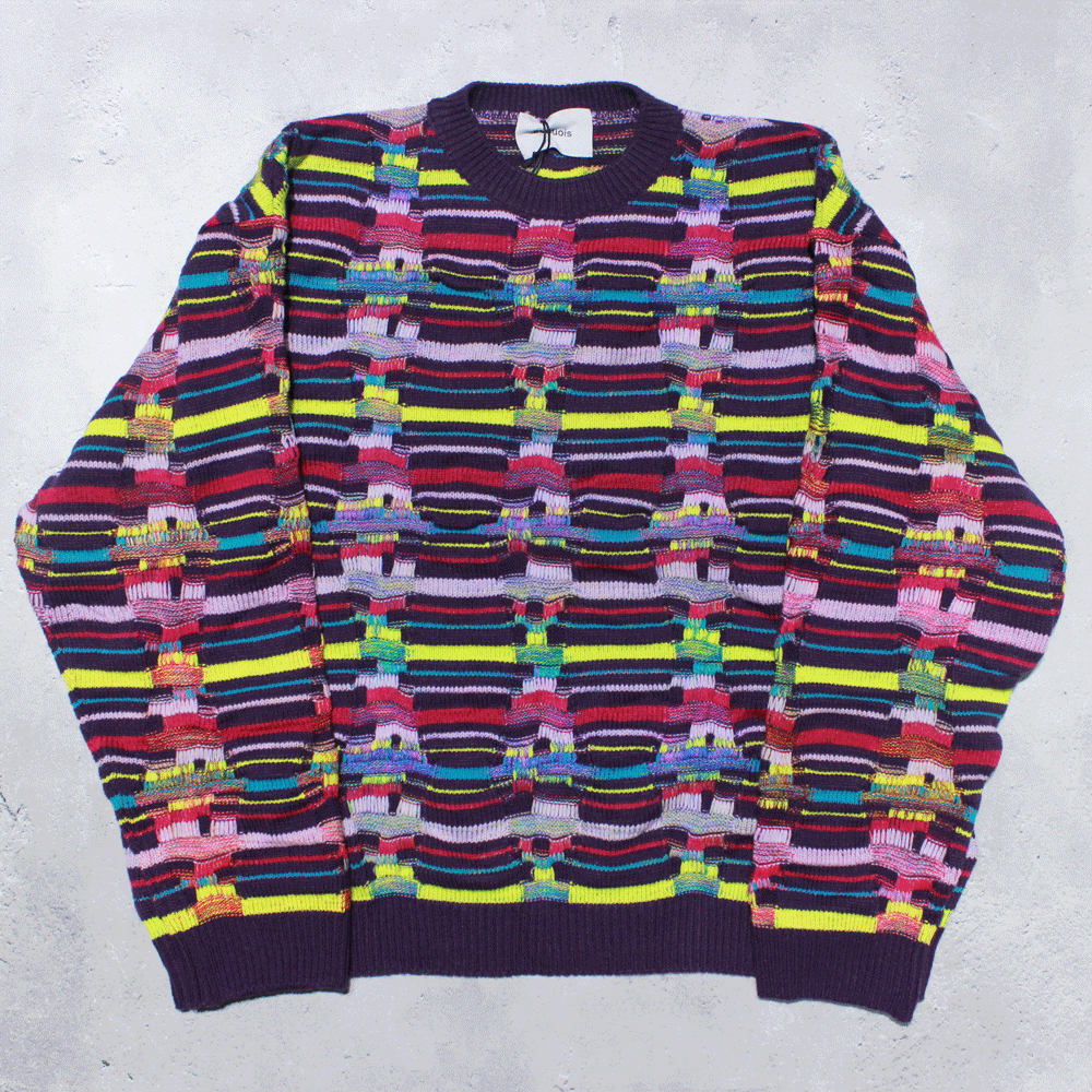 Iroquois7GG PULL UP CRAZY KNIT(PPL)