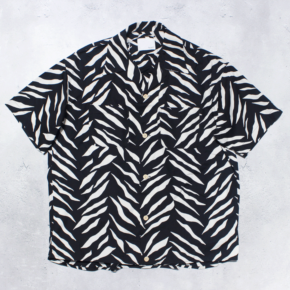 Varde77】color tiger aloha shirts(BLACK) | - RARE OF THE LOOP