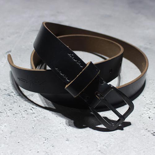 Yohji Yamamoto POUR HOMME25MM HORWEEN OILED LEATHER BELT