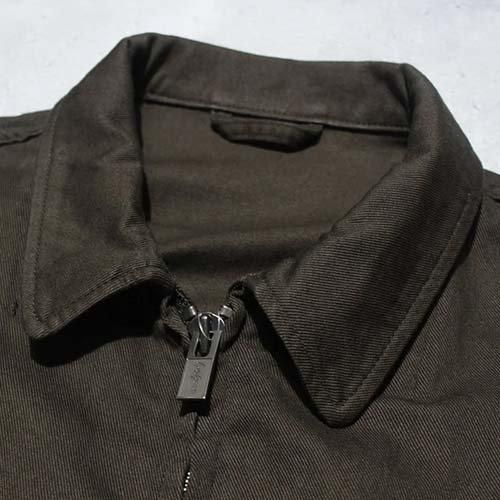 Yohji Yamamoto POUR HOMME】COTTON DRILL MULTI-POCKET BLOUSON(Brown 