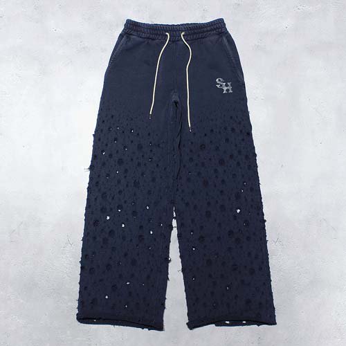 <img class='new_mark_img1' src='https://img.shop-pro.jp/img/new/icons8.gif' style='border:none;display:inline;margin:0px;padding:0px;width:auto;' />SUGARHILLCRUSHED SWEAT TROUSERS(OLD NAVY)