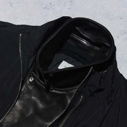 BED j.w. FORD】Layered Leather Vest(BLACK) | - RARE OF THE LOOP