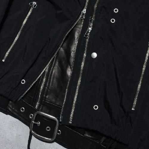 BED j.w. FORD】Layered Leather Vest(BLACK) | - RARE OF THE LOOP