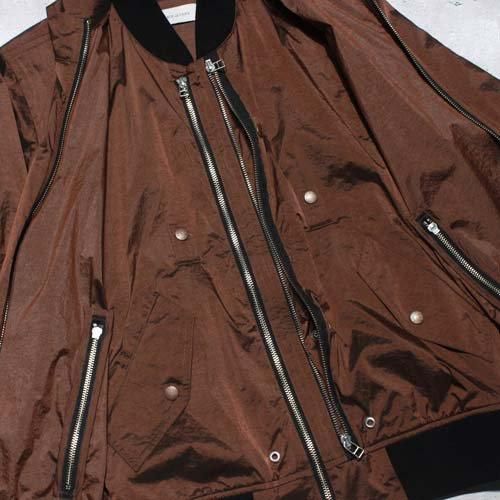 BED j.w. FORD】Layered MA-1(BROWN) | - RARE OF THE LOOP