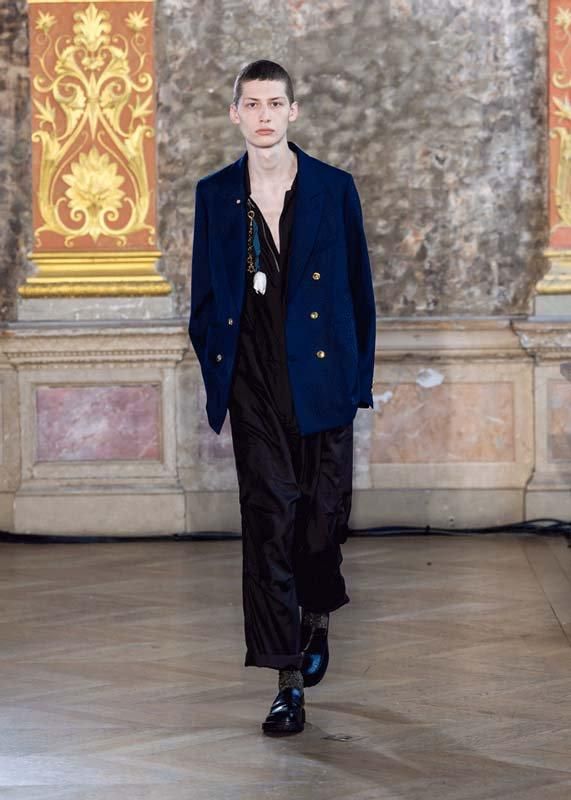 BED j.w. FORD】Double Breasted Jacket(NAVY) | - RARE OF THE LOOP