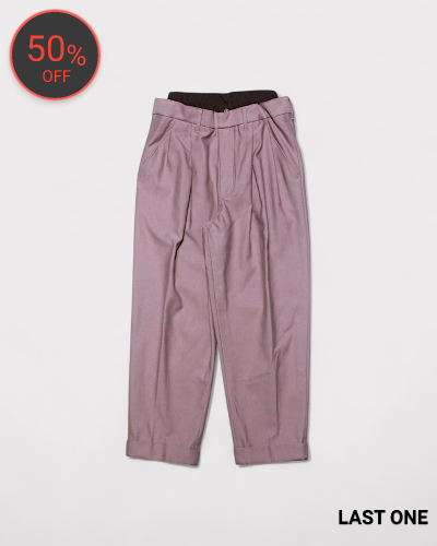 <img class='new_mark_img1' src='https://img.shop-pro.jp/img/new/icons20.gif' style='border:none;display:inline;margin:0px;padding:0px;width:auto;' />BED j.w. FORDDouble Waist Pants ver.1(LAVENDER) 72,600-