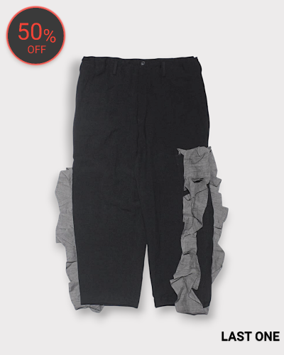 <img class='new_mark_img1' src='https://img.shop-pro.jp/img/new/icons20.gif' style='border:none;display:inline;margin:0px;padding:0px;width:auto;' />Yohji Yamamoto POUR HOMMELI/RY CANVAS DECO WIDE PANTS 171,600-