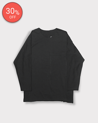 <img class='new_mark_img1' src='https://img.shop-pro.jp/img/new/icons20.gif' style='border:none;display:inline;margin:0px;padding:0px;width:auto;' />Yohji Yamamoto POUR HOMME30/-PATCHWORK JERSEY SHEER SWITCHING LONG SLEEVE T 26,400-