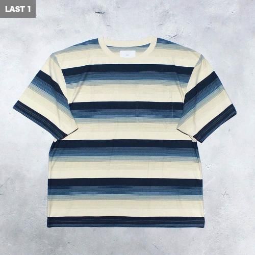 SUGARHILLMULTI STRIPE BIG TEE(BLUE STRIPE)