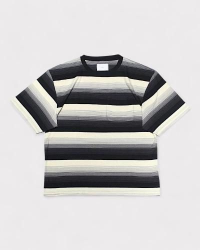 <img class='new_mark_img1' src='https://img.shop-pro.jp/img/new/icons20.gif' style='border:none;display:inline;margin:0px;padding:0px;width:auto;' />SUGARHILLMULTI STRIPE BIG TEE(BLACK STRIPE)