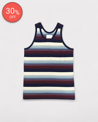<img class='new_mark_img1' src='https://img.shop-pro.jp/img/new/icons20.gif' style='border:none;display:inline;margin:0px;padding:0px;width:auto;' />SUGARHILLMULTI STRIPE TANK TOP(RED STRIPE) 20,900-