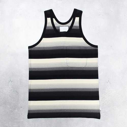 SUGARHILLMULTI STRIPE TANK TOP(BLACK STRIPE)