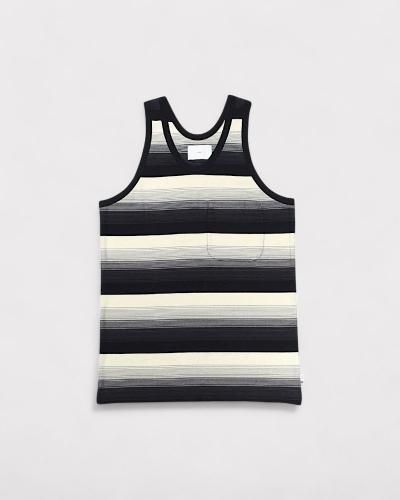 SUGARHILLMULTI STRIPE TANK TOP(BLACK STRIPE)