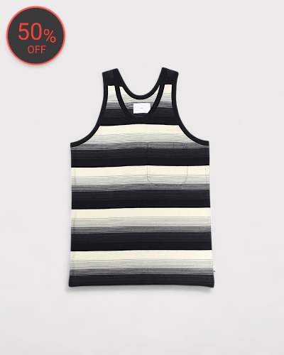 <img class='new_mark_img1' src='https://img.shop-pro.jp/img/new/icons20.gif' style='border:none;display:inline;margin:0px;padding:0px;width:auto;' />SUGARHILLMULTI STRIPE TANK TOP(BLACK STRIPE) 20,900-