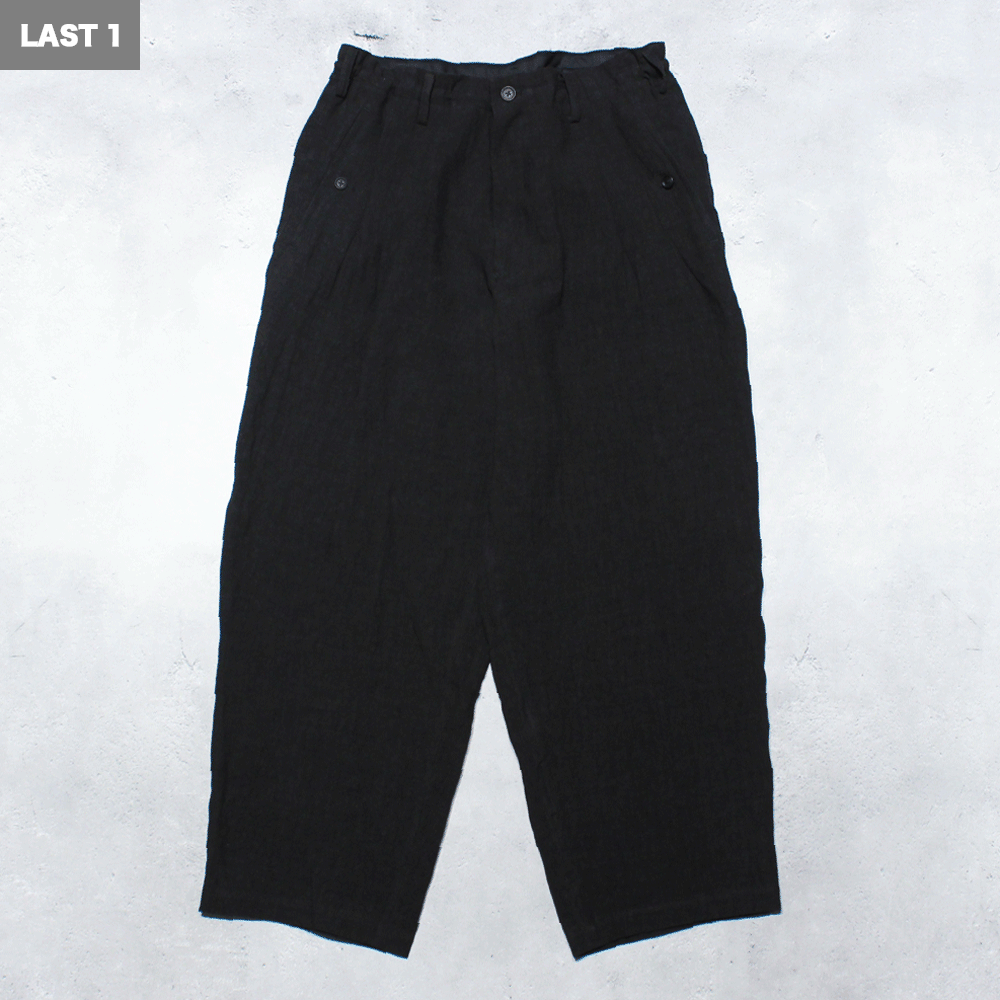 <img class='new_mark_img1' src='https://img.shop-pro.jp/img/new/icons8.gif' style='border:none;display:inline;margin:0px;padding:0px;width:auto;' />Y's for men40 LINEN TRIPLE STITCH PANTS