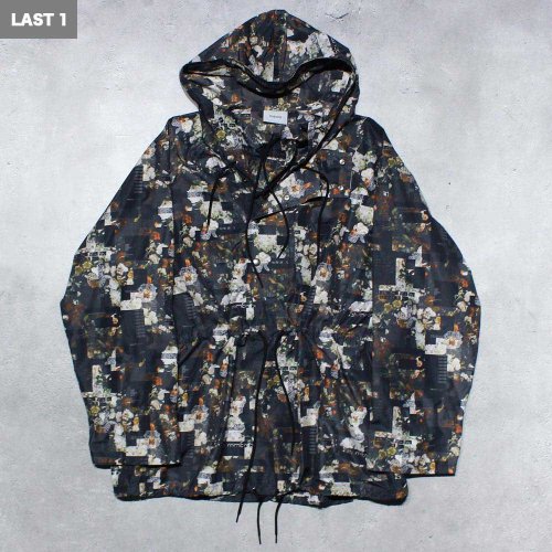 IroquoisINDUSTRIAL FLOWER ANORAK HD(BLK)