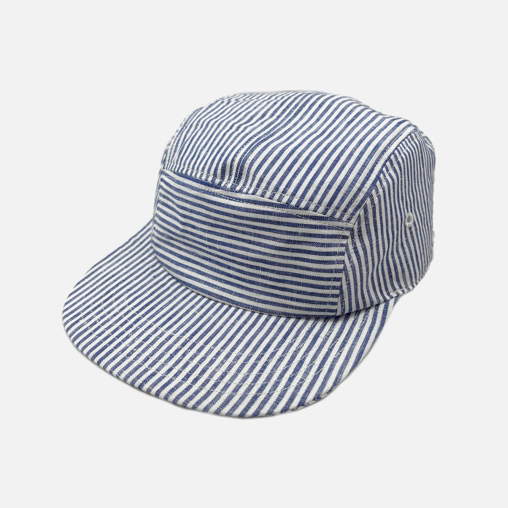 <img class='new_mark_img1' src='https://img.shop-pro.jp/img/new/icons8.gif' style='border:none;display:inline;margin:0px;padding:0px;width:auto;' />HUNTISMStripe Camp Cap(Blue)