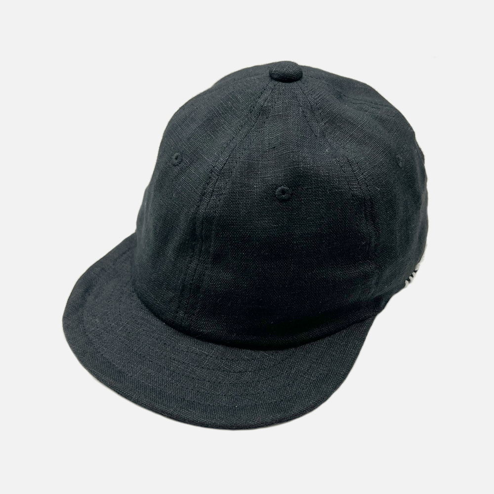 <img class='new_mark_img1' src='https://img.shop-pro.jp/img/new/icons8.gif' style='border:none;display:inline;margin:0px;padding:0px;width:auto;' />HUNTISMFrench Linen Umpire Cap(Black)