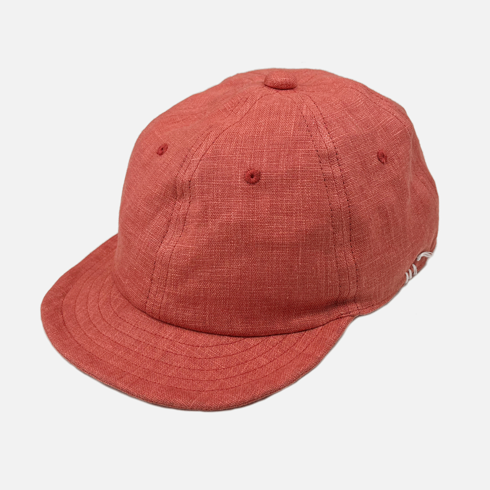 <img class='new_mark_img1' src='https://img.shop-pro.jp/img/new/icons8.gif' style='border:none;display:inline;margin:0px;padding:0px;width:auto;' />HUNTISMFrench Linen Umpire Cap(Red)
