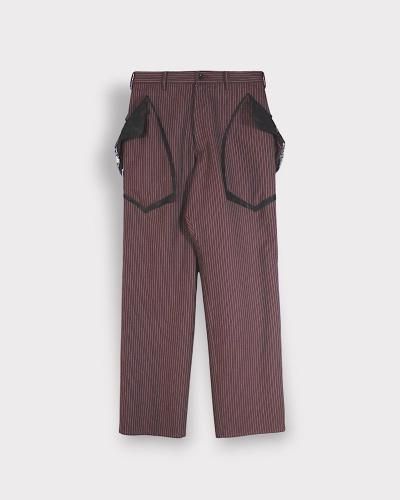 sulvamۥȥ饤ץ졼ȥ졼ȥѥ(BrownBlack)