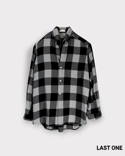 BED j.w. FORDInversion Collar Shirts ver.2 (WhiteBlack)