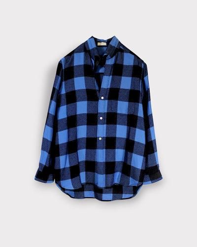 BED j.w. FORDInversion Collar Shirts ver.2 (BlueBlack)