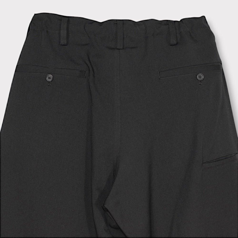 Yohji Yamamoto POUR HOMME】WOOL GABARDINE SIDE 3ST TUCK