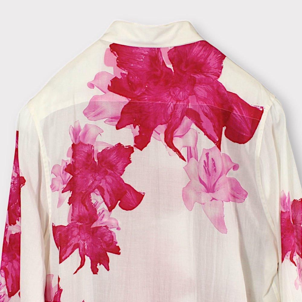 Yohji Yamamoto POUR HOMME】CELLULOSE PINK FLOWER DESIGNED