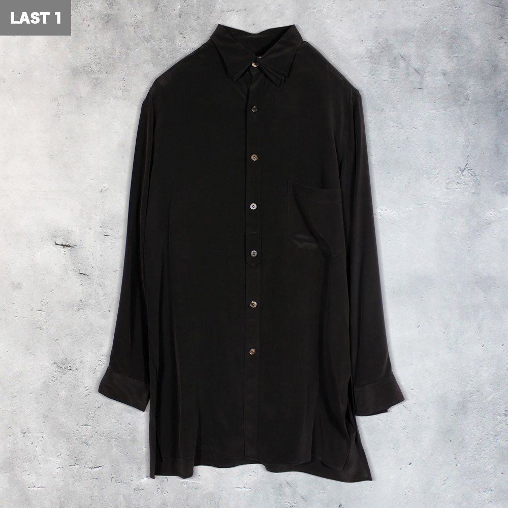 Yohji Yamamoto POUR HOMME】16M DECINE PLACKET TAB TRIPLE COLLAR BLOUSE｜ ヨウジヤマモトプールオム 正規通販｜yohji yamamoto pour homme shirts｜- 仙台セレクトショップ RARE OF THE  LOOP